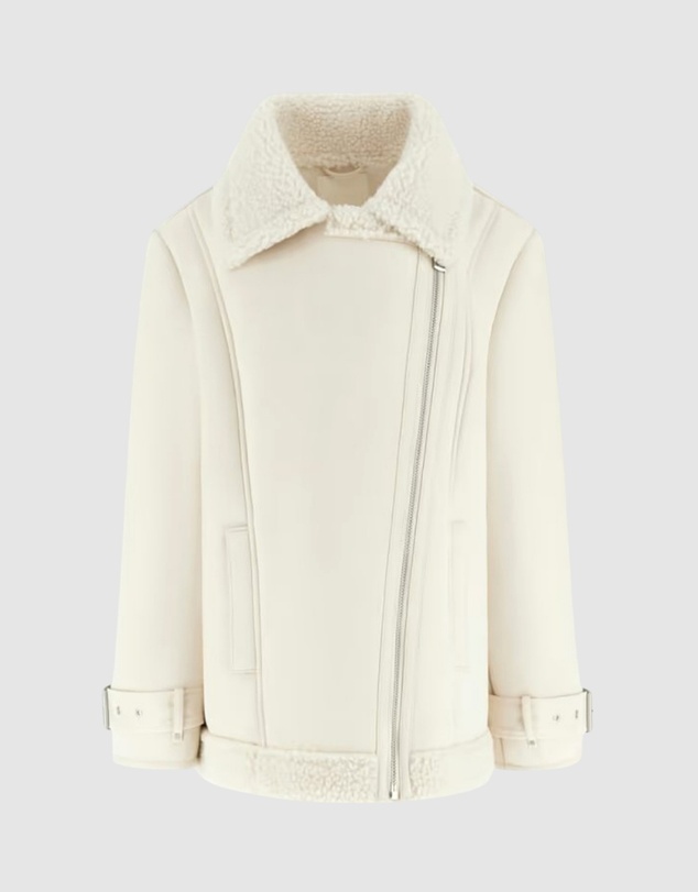 GUESS - Eco Maristella Faux Shearling Jacket