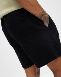 Surrounded By Ghosts - The Natron Denim Drawstring Shorts