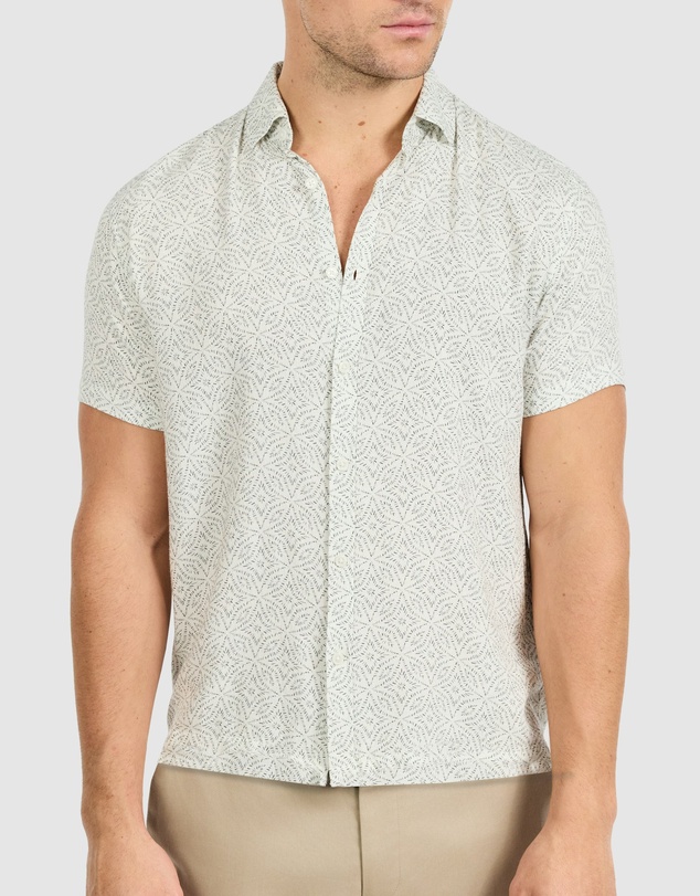 Tarocash - Blaise Textured Geo Shirt
