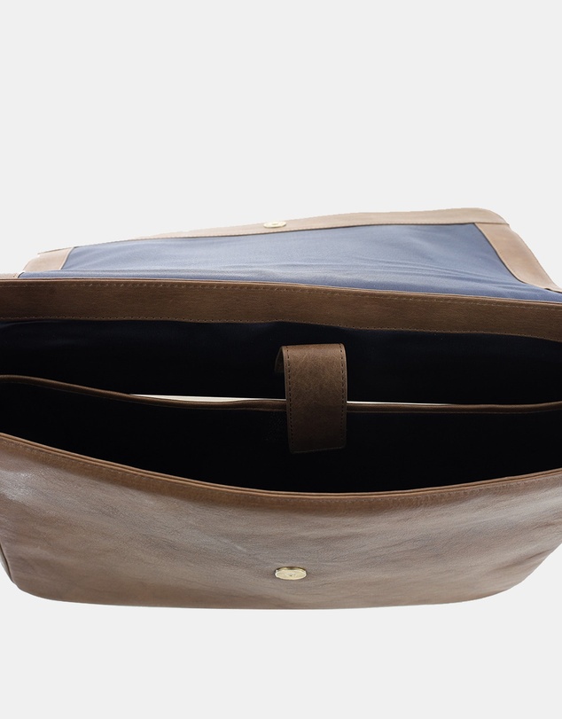Pierre Cardin - Pierre Cardin Men's Leather Messenger Bag