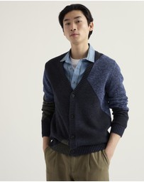 Seasalt - Seasalt Cornwall Blue Men's Goelann Cardigan