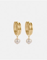 Kirstin Ash - Solace Pearl Hoops