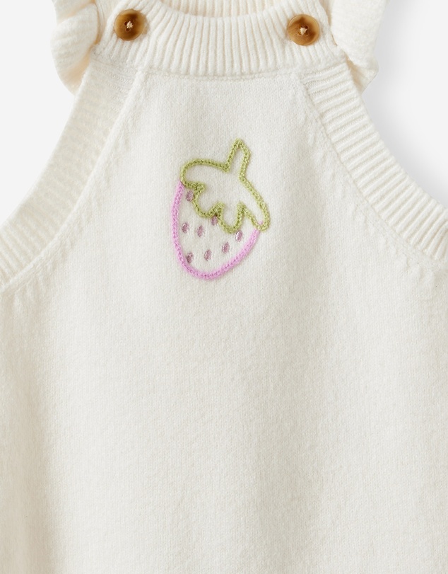 Cotton On Kids - Baby Organic Blend Knit Dungaree