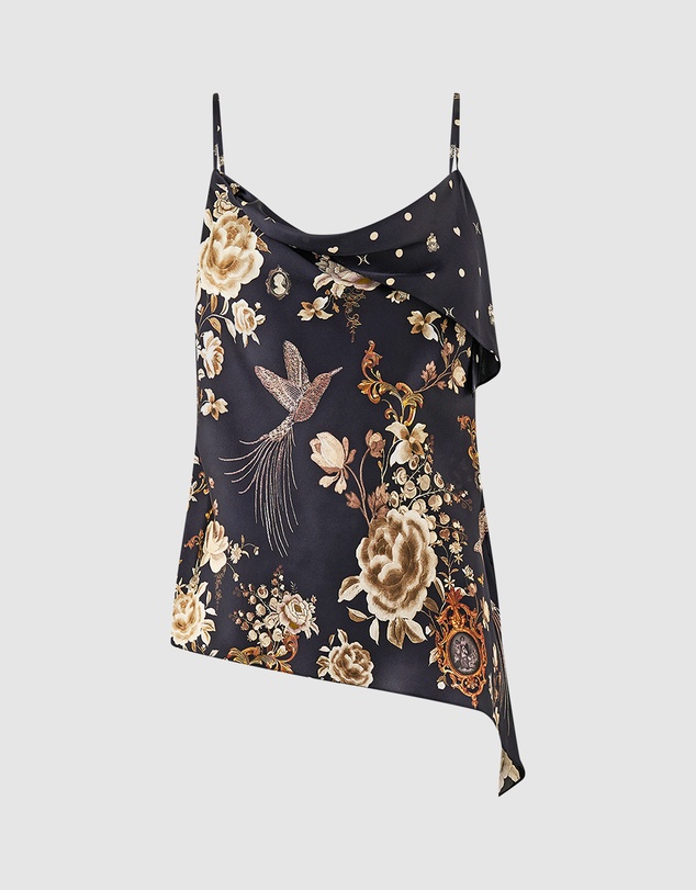 Camilla - Asymmetric Draped Top