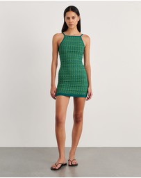Jag - Kelly Contrast Knit Mini Dress