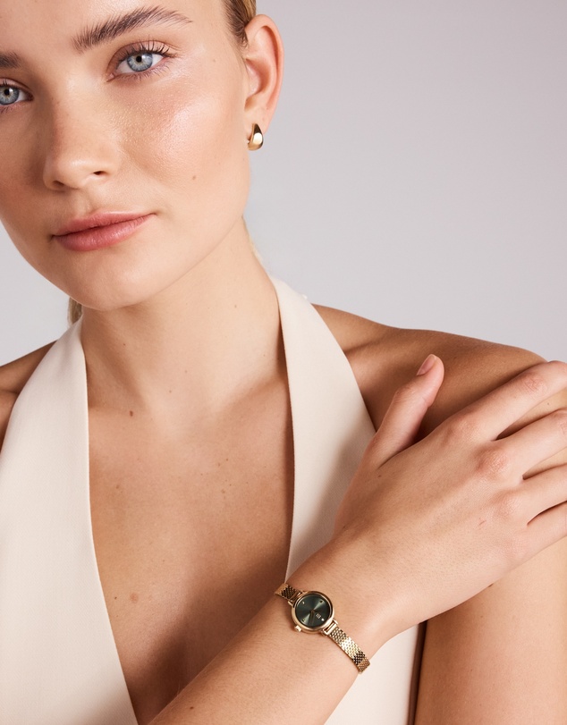 Michael Hill - Ladies 19mm Petite Watch in Gold-Tone Stainless Steel