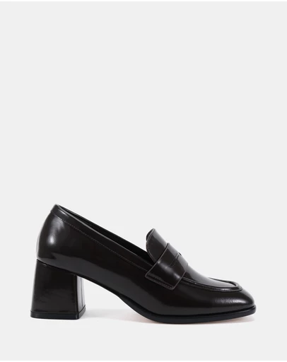 Wittner - Kylie Leather Heeled Loafers