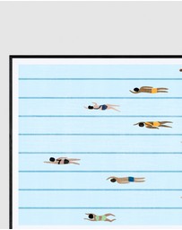 Inka Arthouse - Pool Swimmers Art Print
