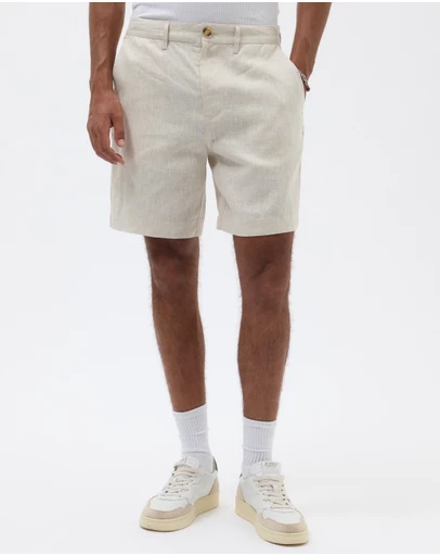 AERE - Tailored Linen Shorts