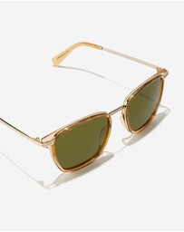 Hawkers Co - HAWKERS - Champagne Juniper Green INK Sunglasses for Men and Women UV400