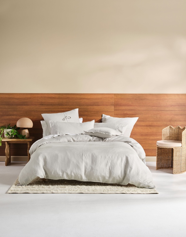 Linen House - Nimes Pure Linen Filled Cushion