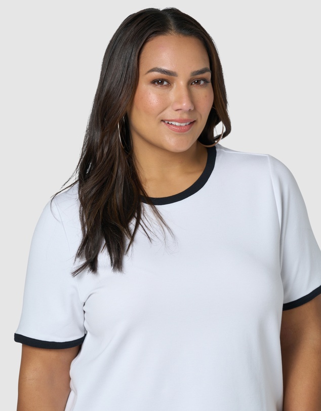 Sunday In The City - Luxe Contrast Tee