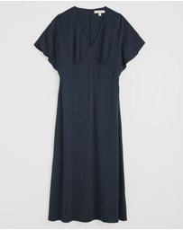 Seasalt - Seasalt Cornwall Navy Evenglow Satin Dress