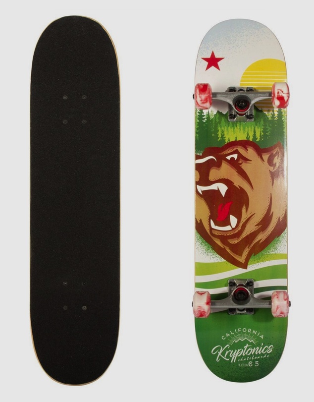 iWorld - Bravo Sports Kryptonics KR31 Star Series Skateboard - Swirled Bear