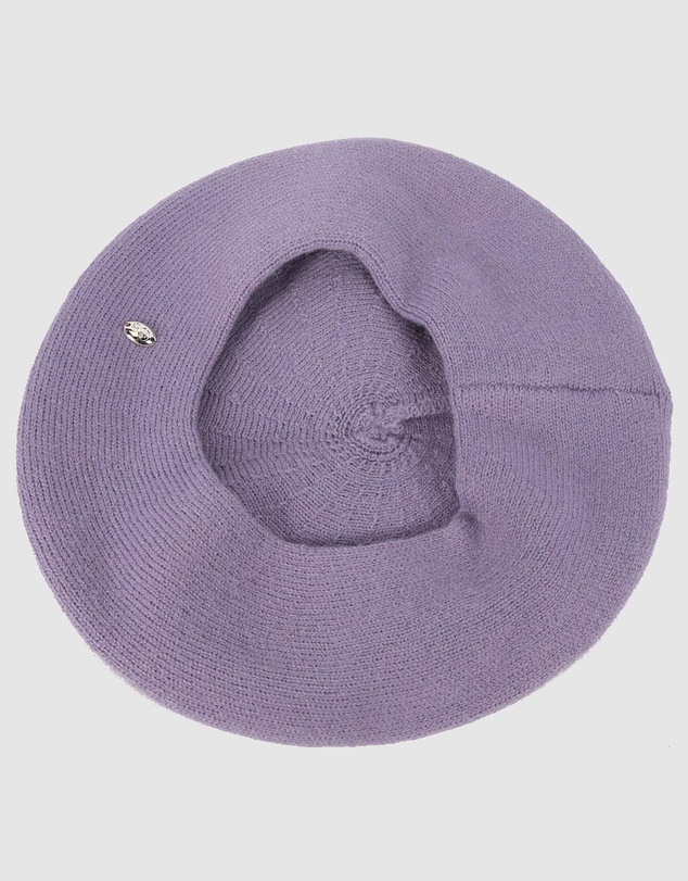 Max Alexander - European Made Purple Soft Wool Beret
