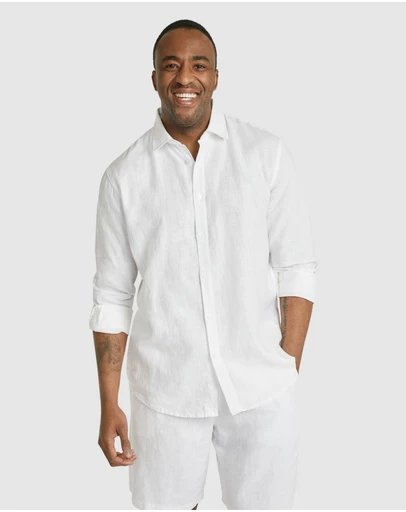 Johnny Bigg - Resort Relaxed Fit Linen Shirt