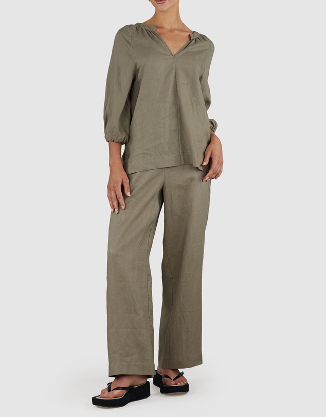 Amelius - Telopea Linen Blouse