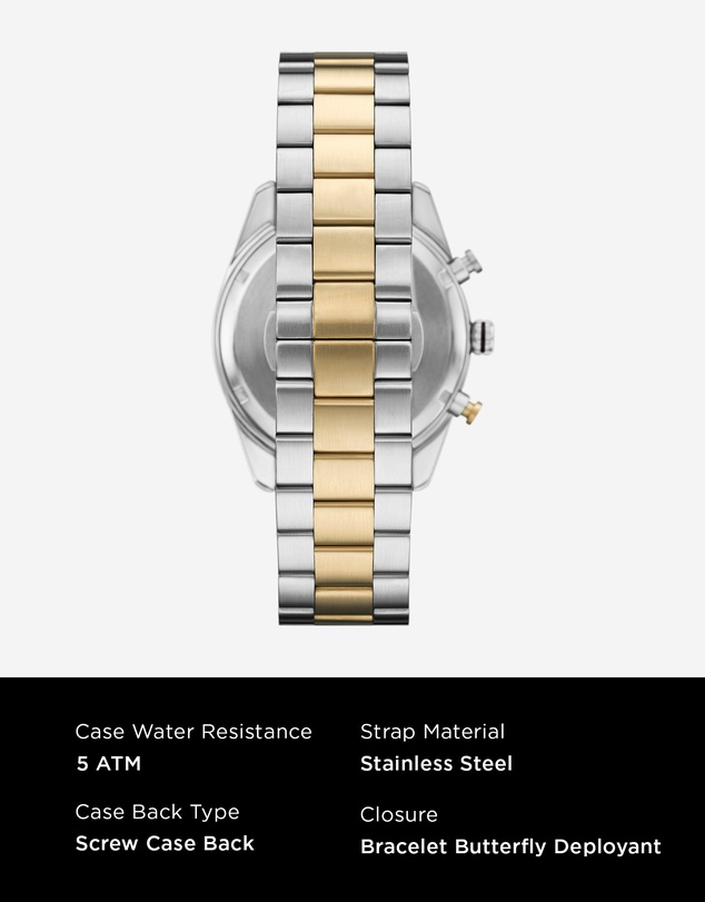 Emporio Armani - Multicolour Analogue-Chronograph Watch