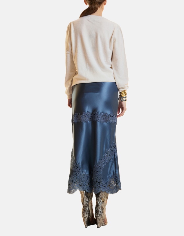 Cynthia Rowley - Satin Lace Skirt