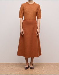 Trenery - Double Faced Wool Skirt in Sierra