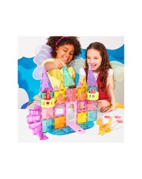 Magna-Tiles - MAGNA-TILES - Castle DLX + microMAGS - 48 Piece Set