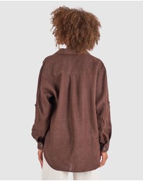 CAMIXA - Luna Oversize Linen Shirt