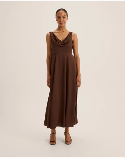 Review - Montague Cowl Neck Dress