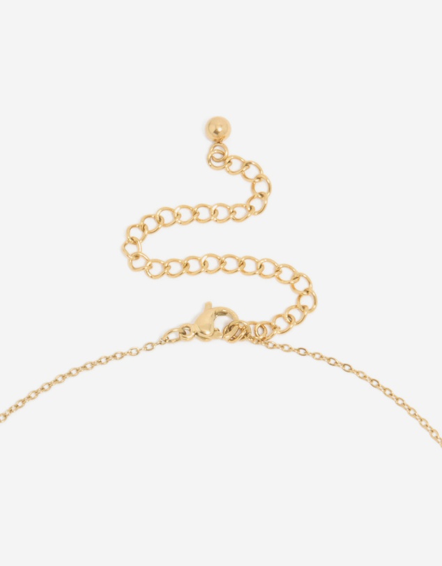 Lovisa - Waterproof Gold Plated Stainless Steel Large Cross Pendant Necklace