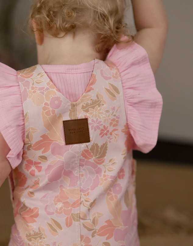 WITH LOVE FOR KIDS - Hazel Denim Pinafore Dress - Babies - Kids