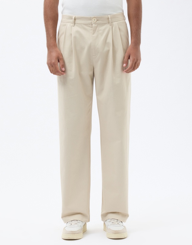 AERE - Relax Leg Pleated Chinos