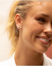 Mestige - Starlight Trio Earrings Set - 18K Gold Plated