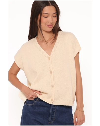 Petal & Pup - Mariana Knit Vest - Lemon