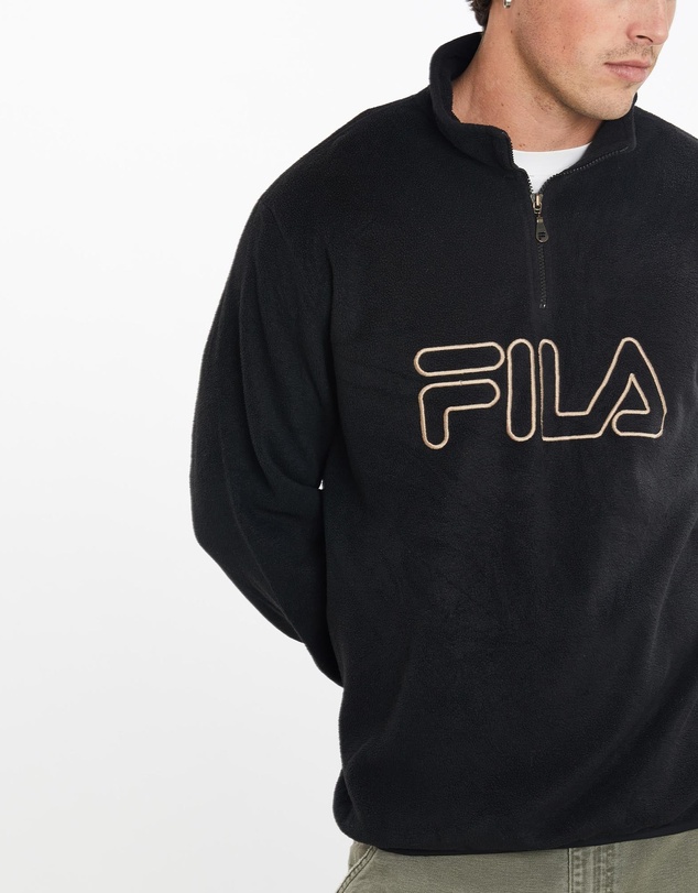Vintage by The Real Deal - Pre Loved - Vintage 90s FILA Quarter Zip Fleece Sweatshirt