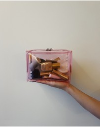 CEE CLEAR - Small Blush Cosmetic Case