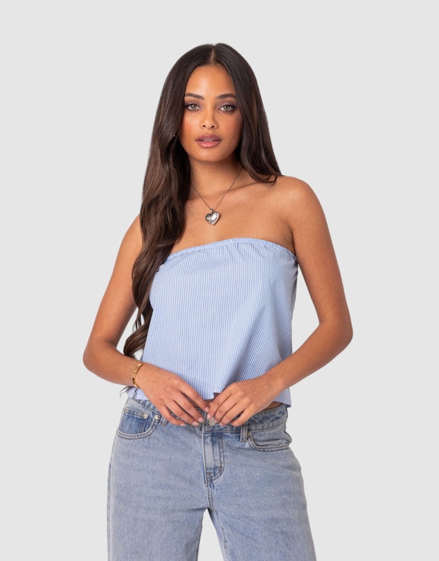 EDIKTED - Toby Striped Tube Top
