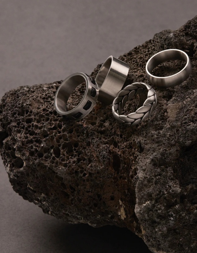 Najo - Ash Men's Steel Ring