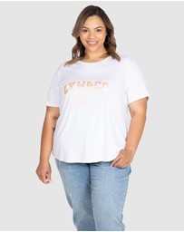 Love Your Wardrobe - LYW & Co Foil Print Tee