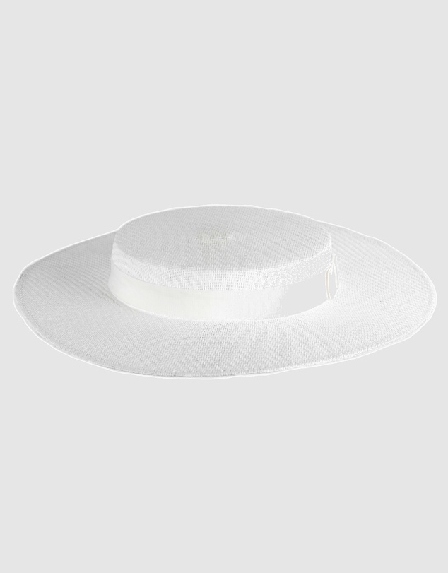 Max Alexander - White Boater Hat