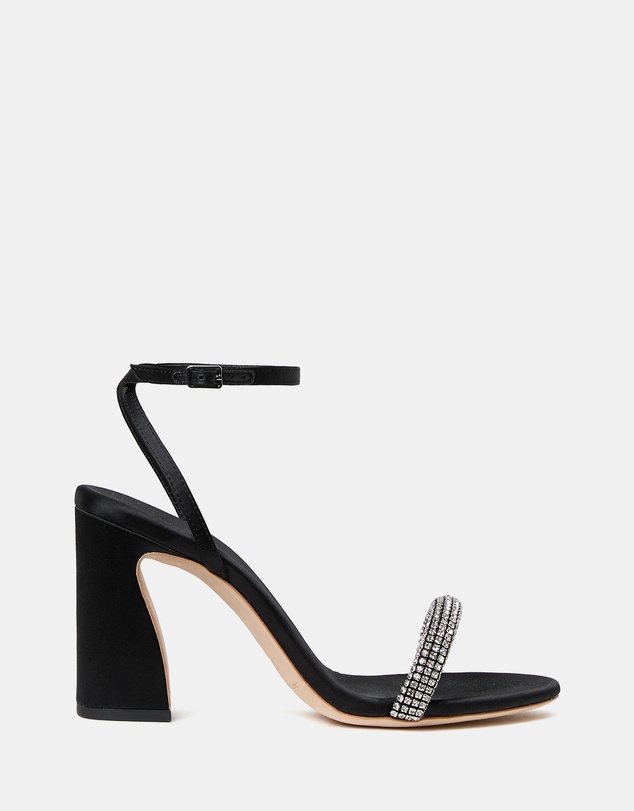 Loeffler Randall - Malia Curved Heel Simple Sandals With Ankle Wrap