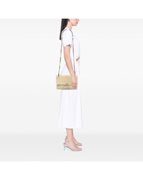 Pre-Loved by Azura Reborn - Pre-Loved Quilted Suede Retro Label Flap