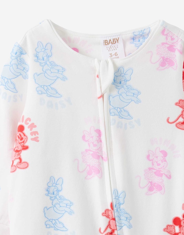 Cotton On Kids - Growie Long Sleeve Zip Romper - License