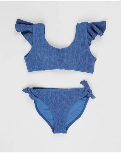 Duskii - Zoe Frill Bikini Set - Teens