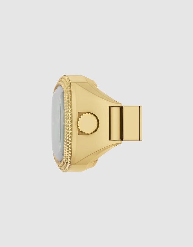Fossil - Machine Luxe Watch Ring Gold Tone Analogue Watch