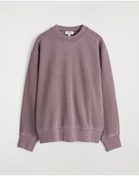 COS - Relaxed Washed-Cotton Sweatshirt