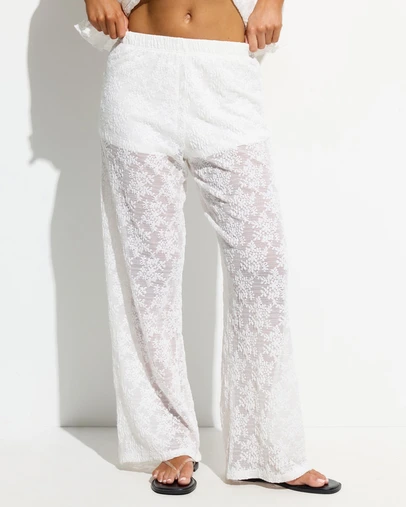 Dazie - Island Time Crochet Pants