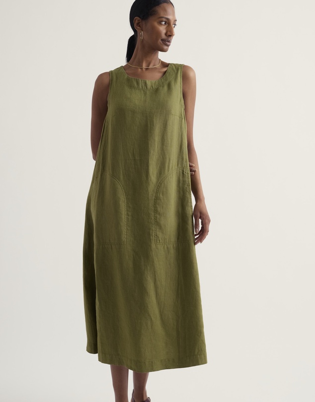 Seasalt - Cresting Waves Sleeveless Linen Dress