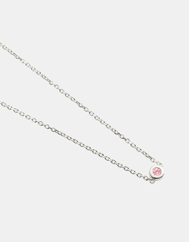 Kirstin Ash - Petite Birthstone Bracelet October Pink Tourmaline