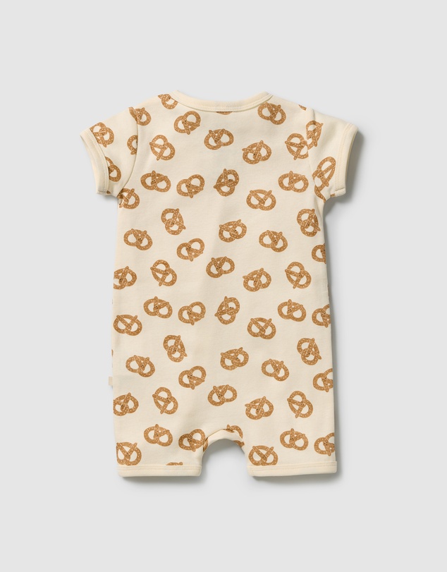 Wilson & Frenchy - Organic Rib Boyleg Zipsuit - Babies