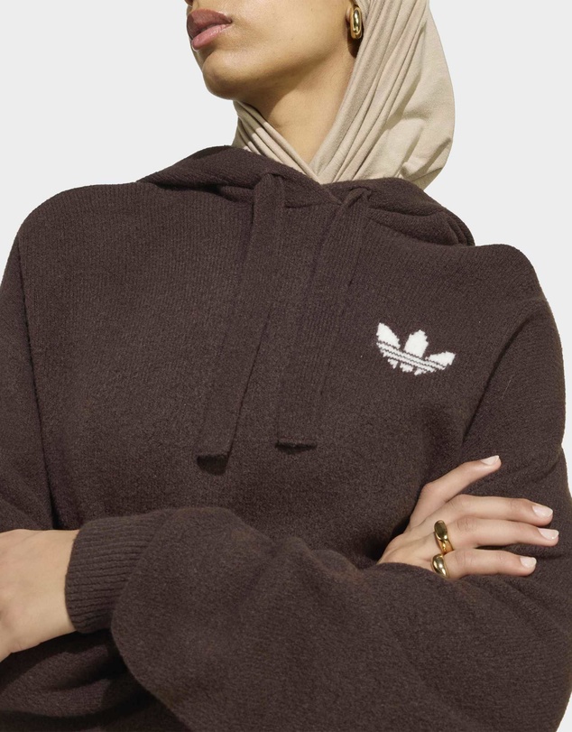 adidas Originals - ESSENTIALS KNIT HOODIE Womens