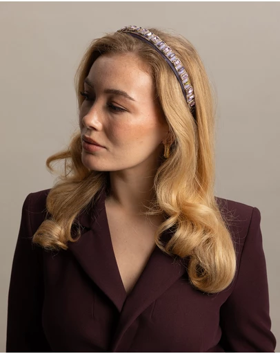 Morgan & Taylor - Laurel Headband in Lilac Purple